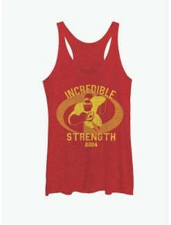 Movies Disney Pixar The Incredibles Strength 2004 Womens Tank