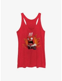 Movies Disney Pixar Inside Out Anger Womens Tank