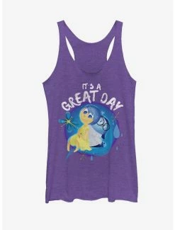 Movies Disney Pixar Inside Out Joy And Sadness Great Day Womens Tank