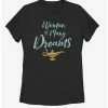 Movies Disney Aladdin 2019 Woman Of Many Dreams Cursive Womens T-Shirt