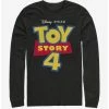 Movies Disney Pixar Toy Story 4 Full Color Logo Long Sleeve T-Shirt -boxlunch store 11983487 hi