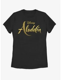 Movies Disney Aladdin 2019 Aladdin Live Action Logo Womens T-Shirt