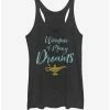 Movies Disney Aladdin 2019 Woman Of Many Dreams Cursive Womens Tank