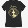 Tie-Dye Disney Aladdin 2019 Jasmine Portrait Womens T-Shirt