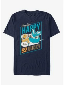Movies Disney Pixar Toy Story 4 Happy Go Ducky T-Shirt