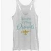 Movies Disney Aladdin 2019 Woman Of Many Dreams Cursive Womens Tank