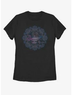 Tie-Dye Disney Aladdin 2019 Lamp Mandala Womens T-Shirt