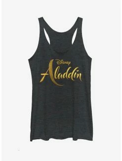 Movies Disney Aladdin 2019 Aladdin Live Action Logo Womens Tank