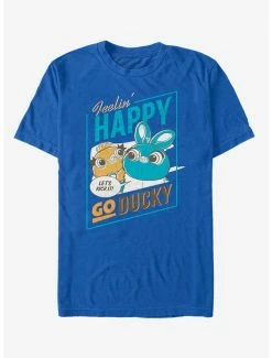 Movies Disney Pixar Toy Story 4 Happy Go Ducky T-Shirt