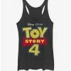 Movies Disney Pixar Toy Story 4 Full Color Logo Womens Tank