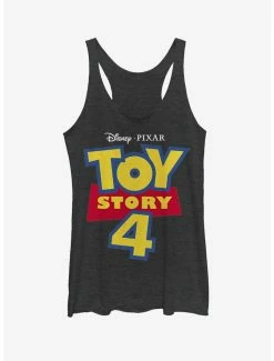 Movies Disney Pixar Toy Story 4 Full Color Logo Womens Tank