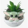 Television Star Wars The Mandalorian The Child Faux Succulent Planter -boxlunch store 13427619 hi