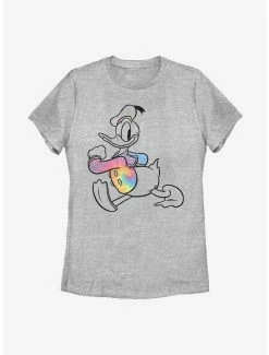 Tie-Dye Disney Donald Duck Tie Dye Donald Womens T-Shirt
