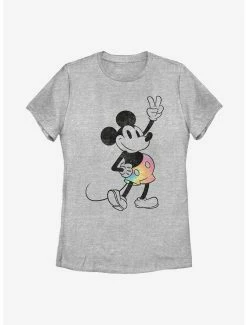 Tie-Dye Disney Mickey Mouse Tie Dye Mickey Womens T-Shirt