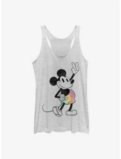 Tie-Dye Disney Mickey Mouse Tie Dye Mickey Womens Tank Top