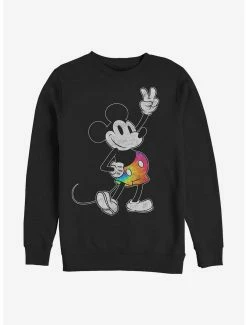 Tie-Dye Disney Mickey Mouse Tie Dye Mickey Stroked Sweatshirt