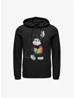 Tie-Dye Disney Mickey Mouse Tie Dye Mickey Stroked Hoodie