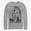Tie-Dye Marvel Black Widow Tie Dye Widow Long-Sleeve T-Shirt -boxlunch store 15421485 hi