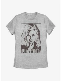 Tie-Dye Marvel Black Widow Tie Dye Widow Womens T-Shirt