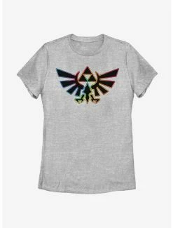 Tie-Dye Nintendo The Legend Of Zelda Tie Dye Outline Womens T-Shirt