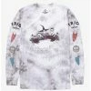 Disney The Nightmare Before Christmas Trio Of Terror Long Sleeve Tie-Dye T-Shirt - BoxLunch Exclusive -boxlunch store 15569710 hi