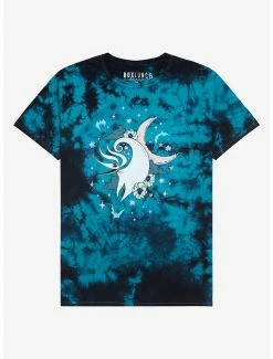 Disney The Nightmare Before Christmas Zero Crescent Moon Tie-Dye T-Shirt - BoxLunch Exclusive
