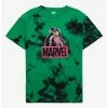 Marvel Doctor Doom Box Logo Tie-Dye T-Shirt - BoxLunch Exclusive -boxlunch store 15759527 hi