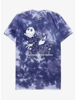 Disney The Nightmare Before Christmas Jack Skellington Moonlight Madness Women’s Tie-Dye T-Shirt - BoxLunch Exclusive