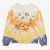Disney Winnie The Pooh Floral Sketch Tie-Dye Women's Tie-Dye Crewneck - BoxLunch Exclusive -boxlunch store 15807964 hi