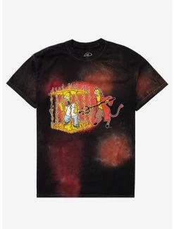 The Simpsons Treehouse Of Horror Devil Flanders Tie-Dye T-Shirt - BoxLunch Exclusive
