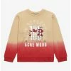 Tie-Dye Disney Winnie The Pooh Explore Hundred Acre Wood Dip-Dye Youth Crewneck - BoxLunch Exclusive -boxlunch store 15912510 hi
