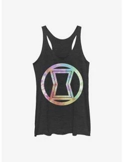 Tie-Dye Marvel Black Widow Tie Dye Womens Tank Top