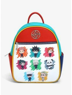 Television Jujutsu Kaisen Chibi Jujutsu Sorcerers Mini Backpack - BoxLunch Exclusive