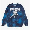 Naruto Shippuden Kakashi Hatake Tonal Tie-Dye Crewneck - BoxLunch Exclusive -boxlunch store 16551513 hi