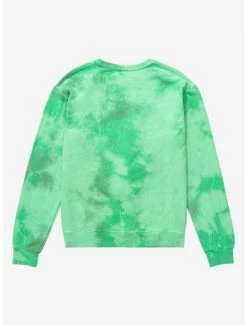 My Hero Academia X Hello Kitty And Friends Tsuyu & Keroppi Women’s Tie-Dye Crewneck - BoxLunch Exclusive -boxlunch store 16634260 av1