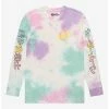 Sailor Moon Katakana Tie-Dye Long Sleeve T-Shirt - BoxLunch Exclusive -boxlunch store 16714718 hi