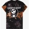 Disney The Nightmare Before Christmas Keepin' It Creepy Women's Tie-Dye T-Shirt - BoxLunch Exclusive -boxlunch store 16973370 hi