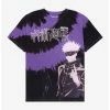 Tie-Dye Jujutsu Kaisen Satoru Gojo Portrait Radial Dye T-Shirt - BoxLunch Exclusive