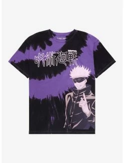 Tie-Dye Jujutsu Kaisen Satoru Gojo Portrait Radial Dye T-Shirt - BoxLunch Exclusive