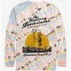Disney The Nightmare Before Christmas Jack & Sally Summer Fear Fest Tie-Dye Long Sleeve T-Shirt - BoxLunch Exclusive -boxlunch store 17001716 hi