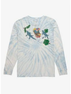 Our Universe Ponyo Boat Adventure Tie-Dye Long Sleeve T-Shirt -boxlunch store 17098289 av1
