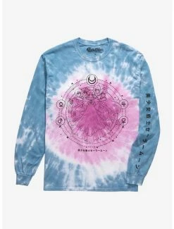 Pretty Guardian Sailor Moon Sailor Guardians Group Tie-Dye Long-Sleeve T-Shirt - BoxLunch Exclusive