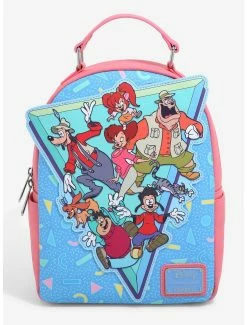 Television Loungefly Disney Goof Troop Group Portrait Mini Backpack - BoxLunch Exclusive