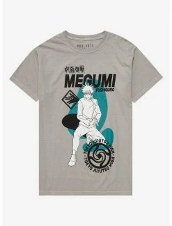Television Jujutsu Kaisen Megumi Fushiguro Tonal Icon T-Shirt - BoxLunch Exclusive
