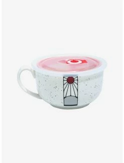 Television Demon Slayer: Kimetsu No Yaiba Tanjiro Hanafuda Soup Mug With Lid