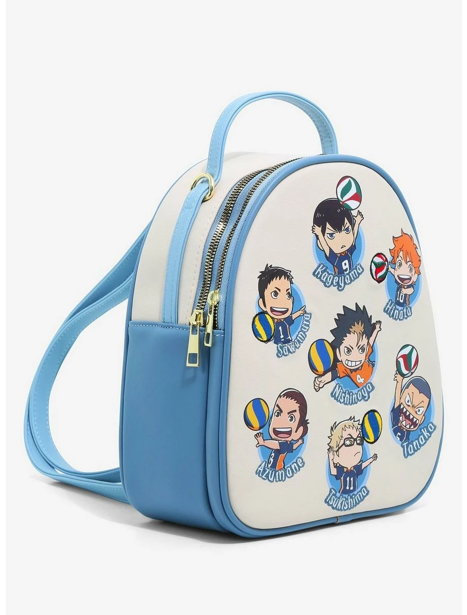 Television Haikyu!! Chibi Team Portraits Convertible Mini Backpack - BoxLunch Exclusive 4 Television Haikyu!! Chibi Team Portraits Convertible Mini Backpack - BoxLunch Exclusive - Image 2