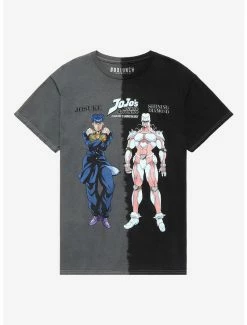 Tie-Dye JoJo’s Bizarre Adventure Josuke & Crazy Diamond Split Dye T-Shirt - BoxLunch Exclusive