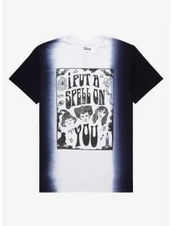 Tie-Dye Disney Hocus Pocus Group Portrait Split-Dye Women’s T-Shirt - BoxLunch Exclusive