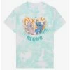 Disney Lilo & Stitch: The Series Stitch & Angel Aloha Tie-Dye T-Shirt - BoxLunch Exclusive -boxlunch store 18532269 hi