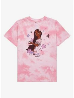 Disney Encanto Isabela Floral Youth Tie-Dye T-Shirt - BoxLunch Exclusive